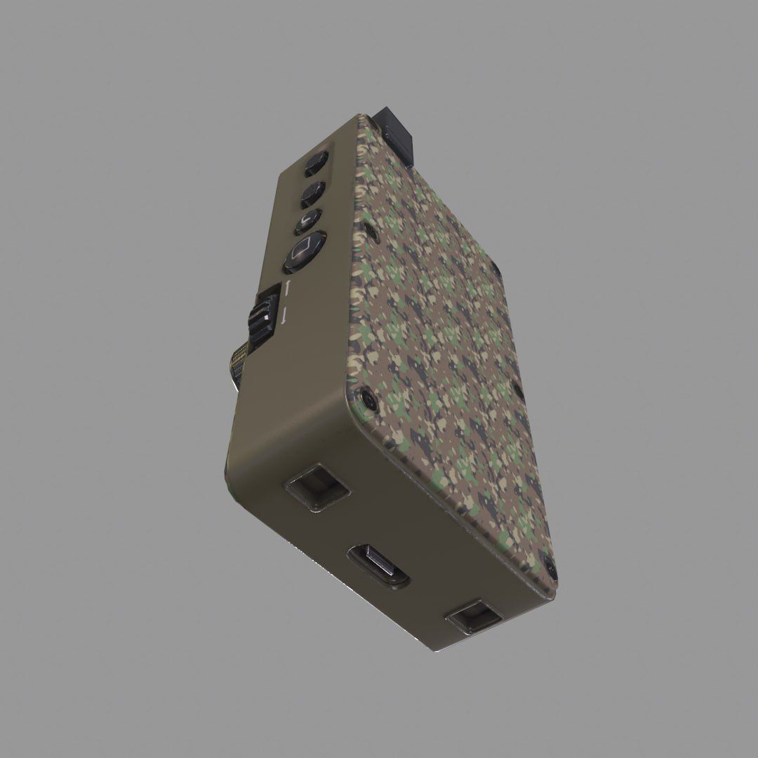 MP3 Flange Low-poly 3D model_4