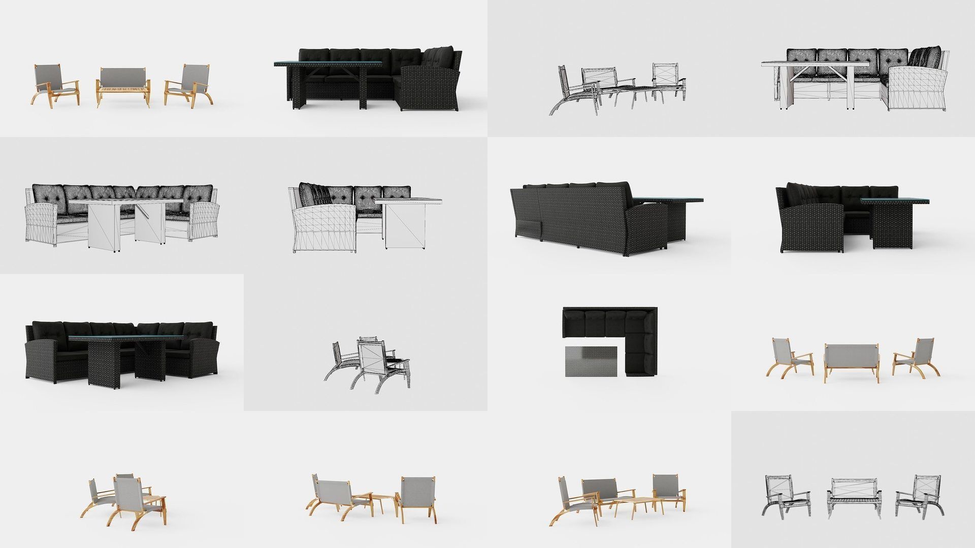 Collection of Sofa Set - 18 Models _1