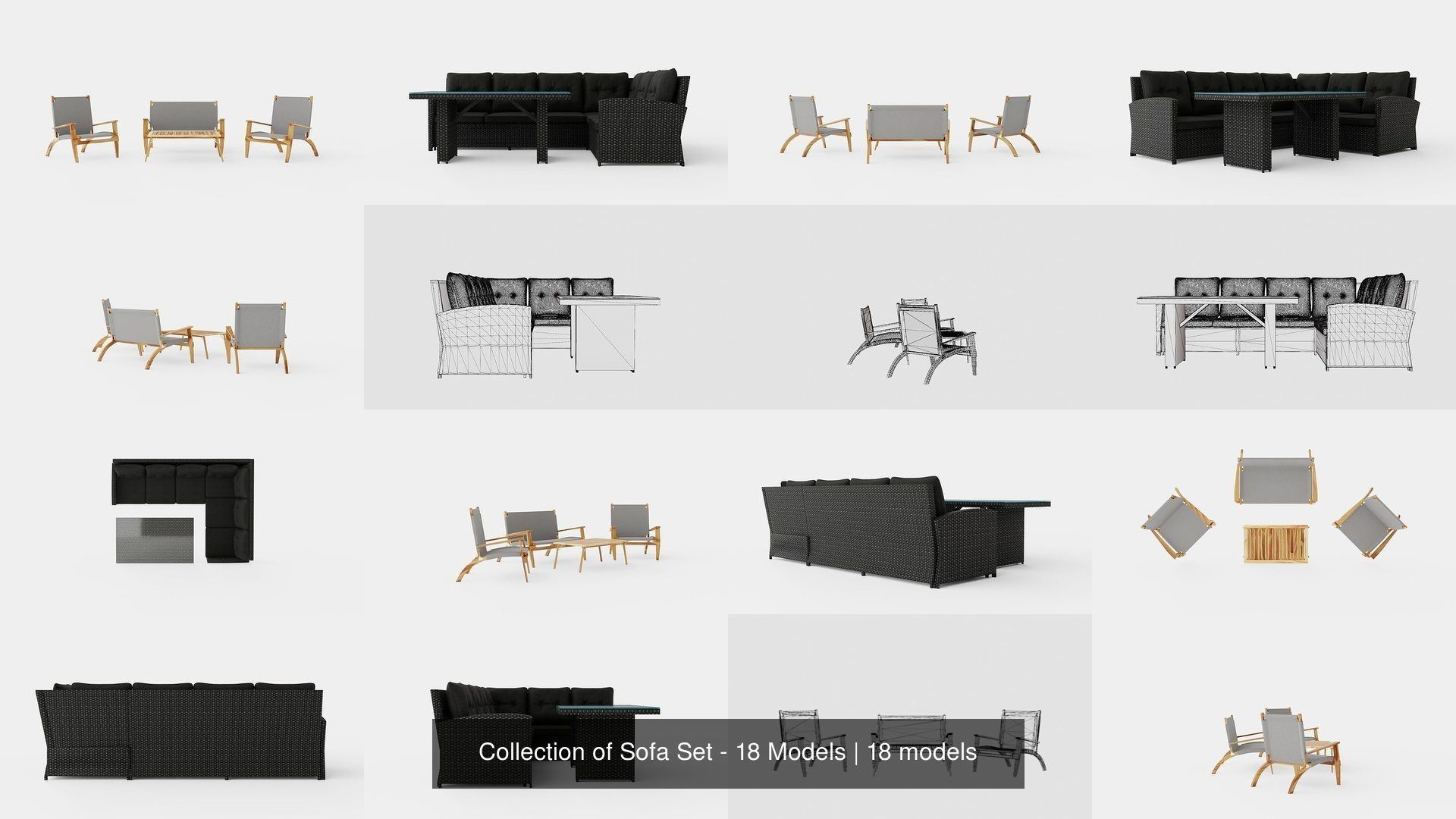 Collection of Sofa Set - 18 Models _2