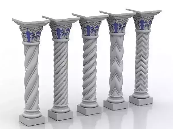 Column classic Arabic decor Frame