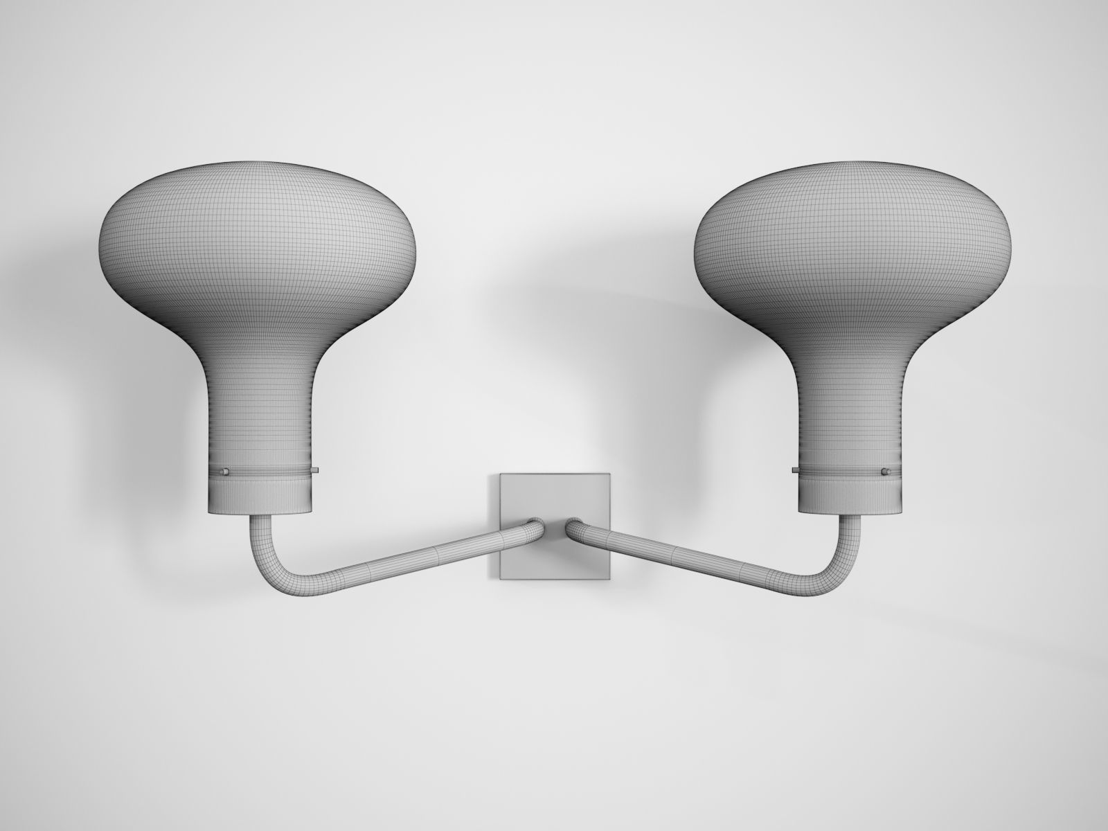 Galleria Two Light by Ignazio Gardella for Tato 3D model_11