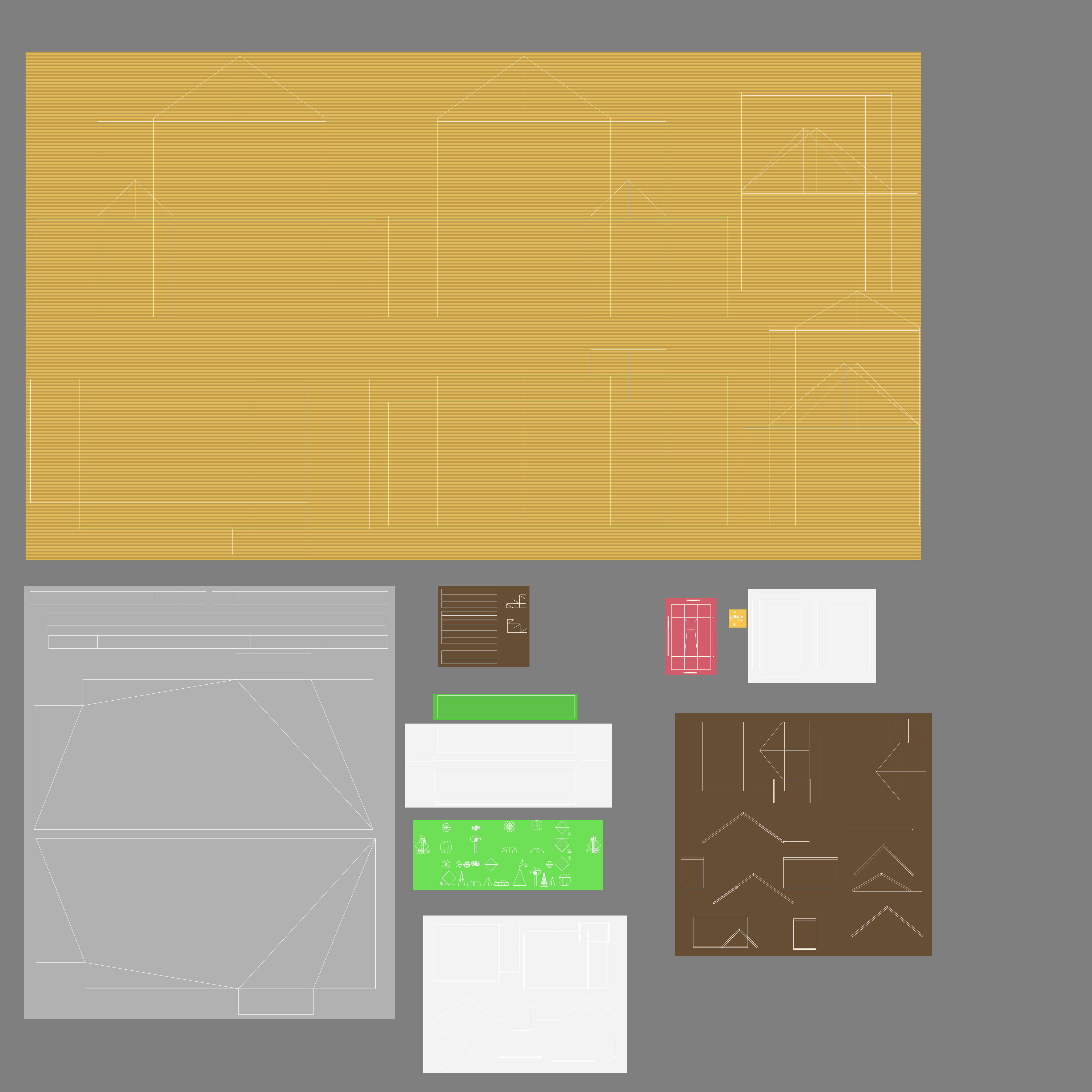 Cartoon House Pack Low-poly 3D model_21