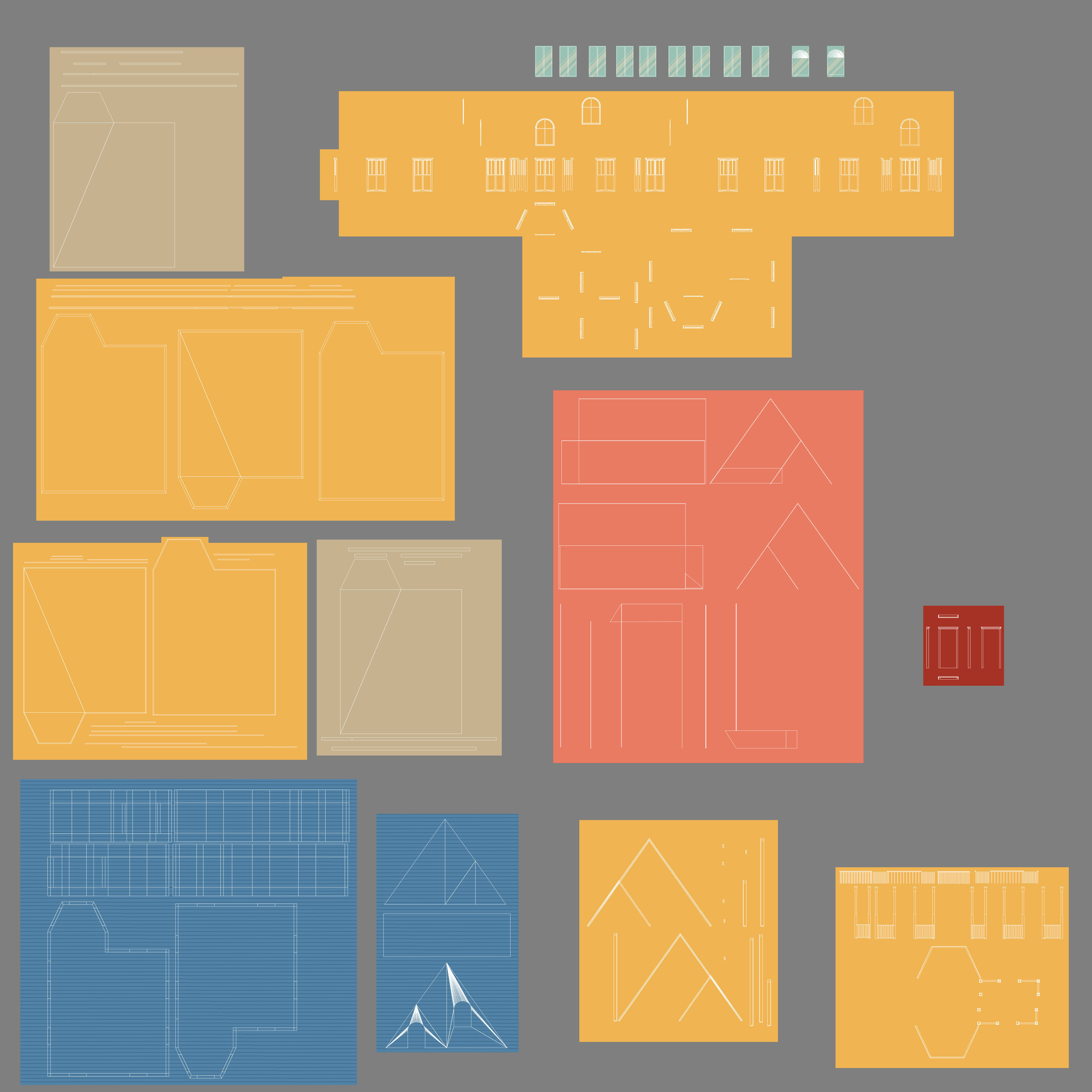 Cartoon House Pack Low-poly 3D model_11