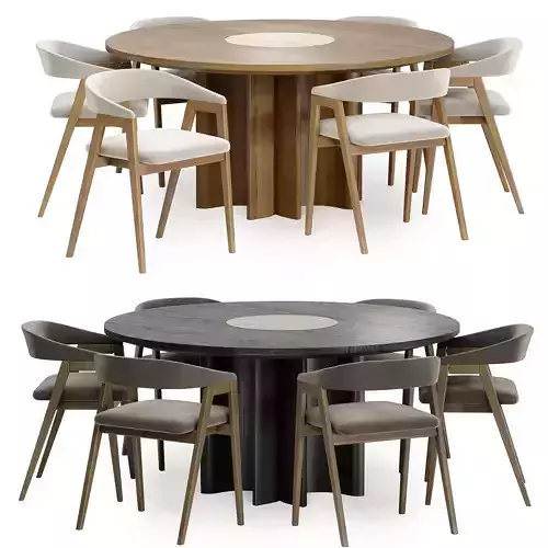 trevor chair with silva table