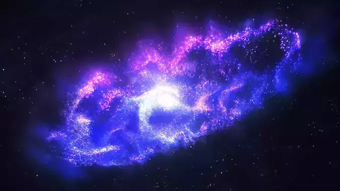 Universe Galaxy Stars Starlight Particles Special Effects