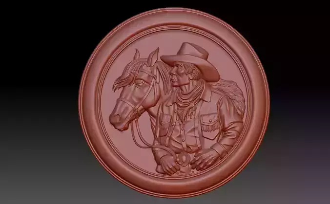 Cowboy 3D print model