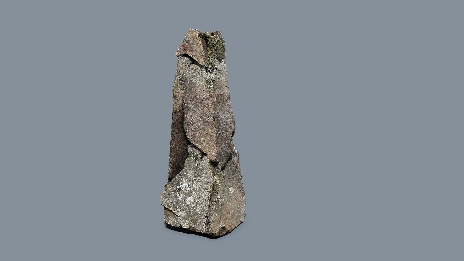 desert cliff rocks Low-poly 3D model_11