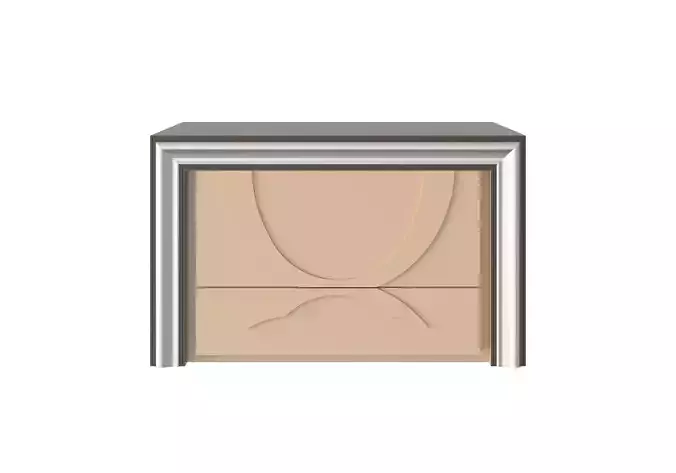 Silver Edge Night Table by MODENESE