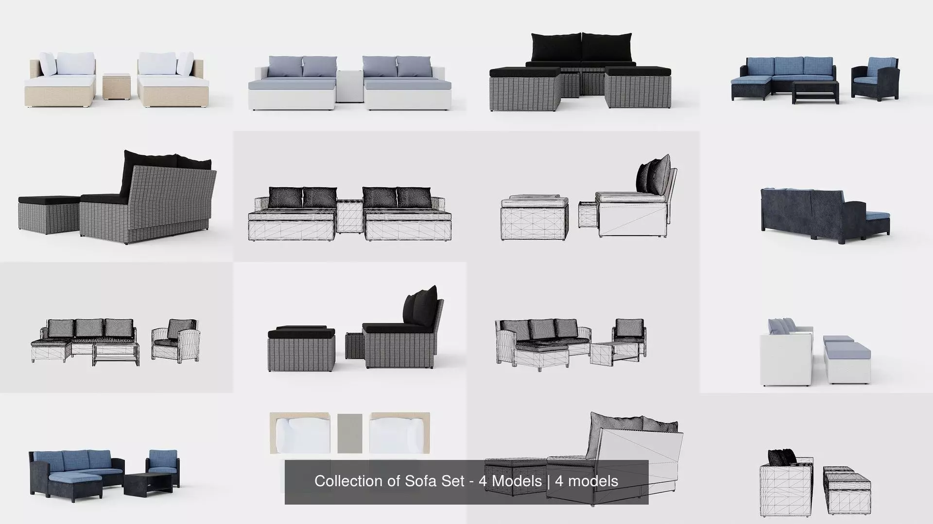 Collection of Sofa Set - 4 Models _0