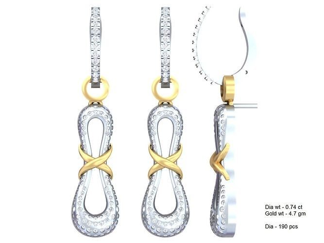 jwlry pendant earing  3D print model