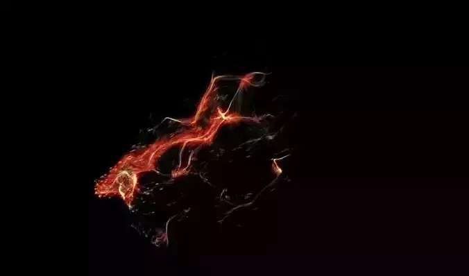 Abstract particle light flame texture game special effects