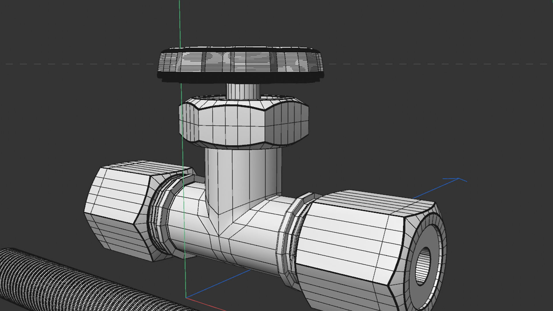 Needle valve 3D model_4