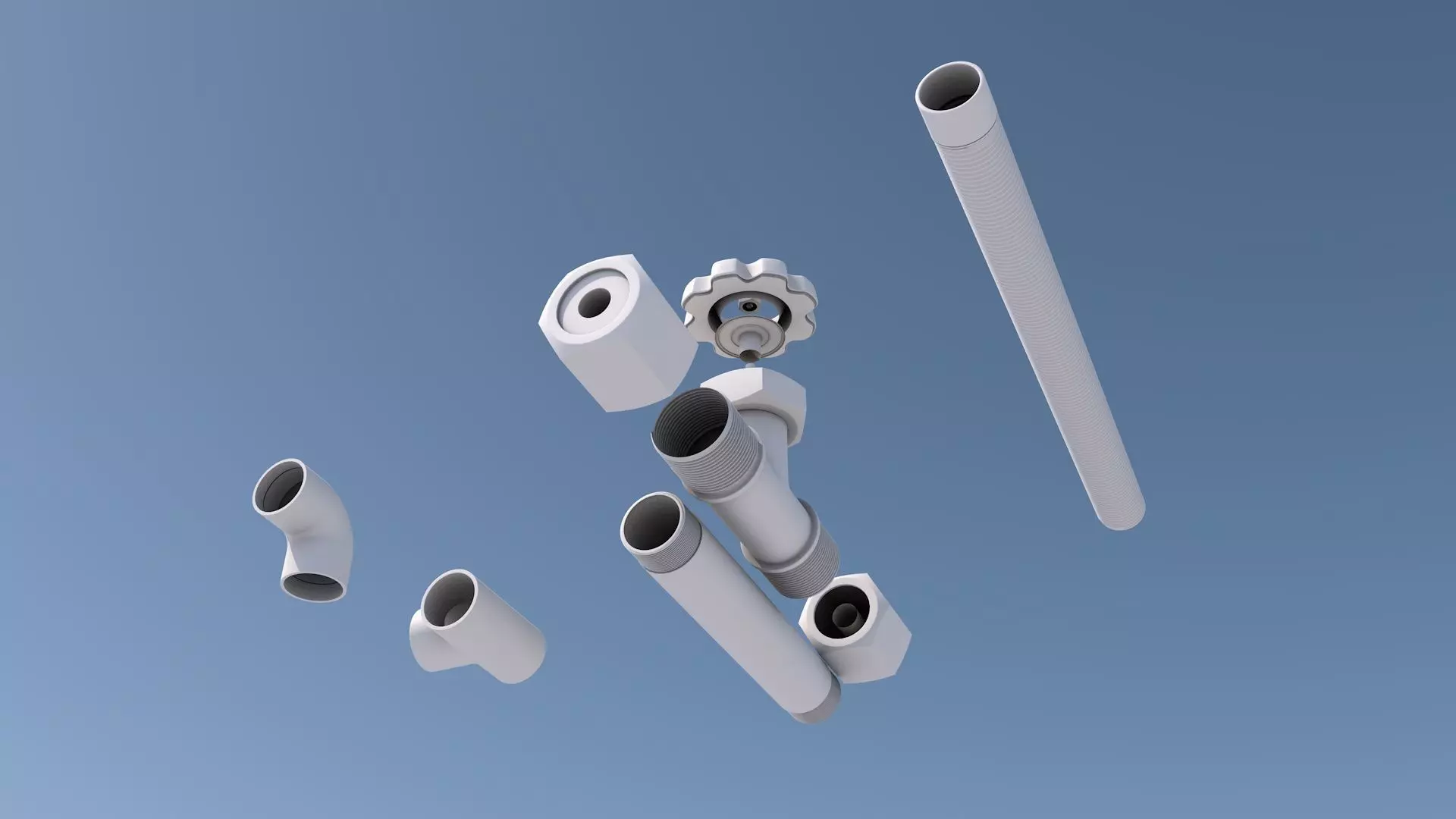 Needle valve 3D model_0