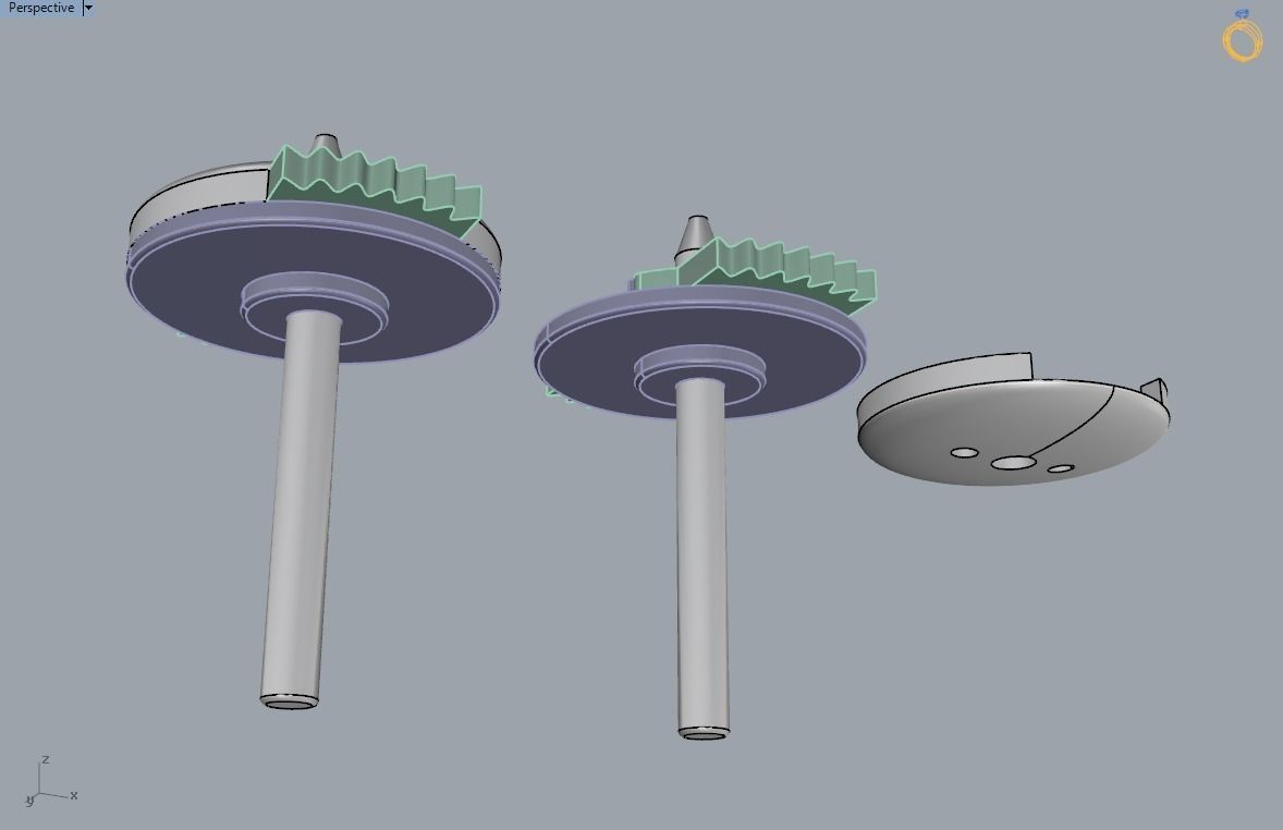 Earring Lock 3D print model 3D print model_7