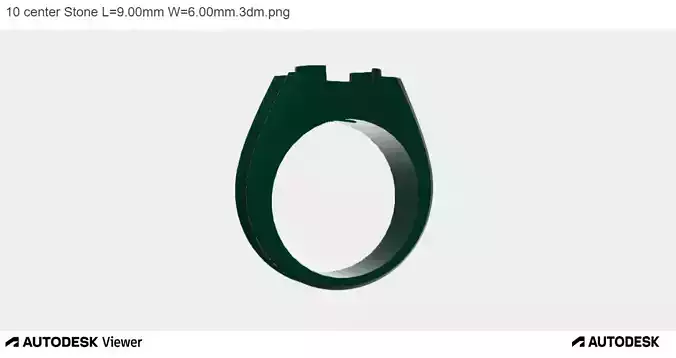 Men Ring with an Oval Cut Center Stone