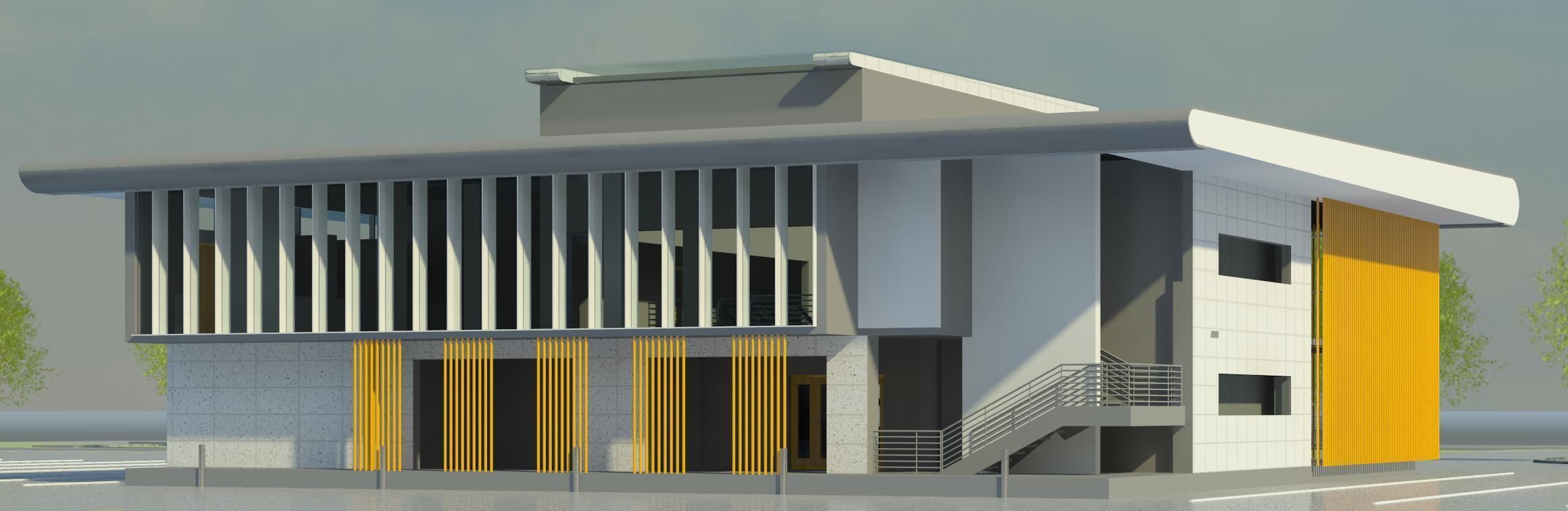 Bus Transportation Hub 3D print model_4