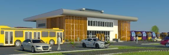 Bus Transportation Hub 3D print model_5