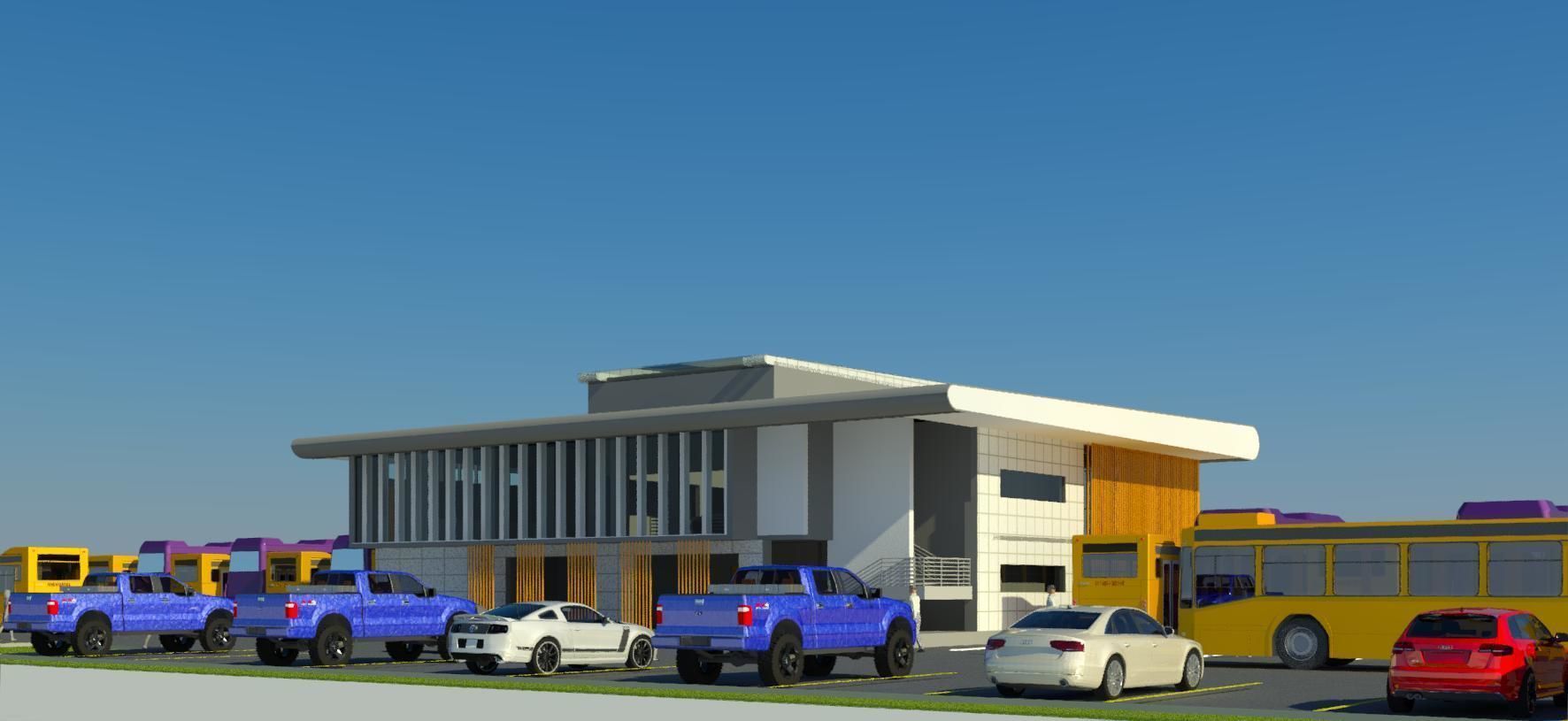 Bus Transportation Hub 3D print model_2