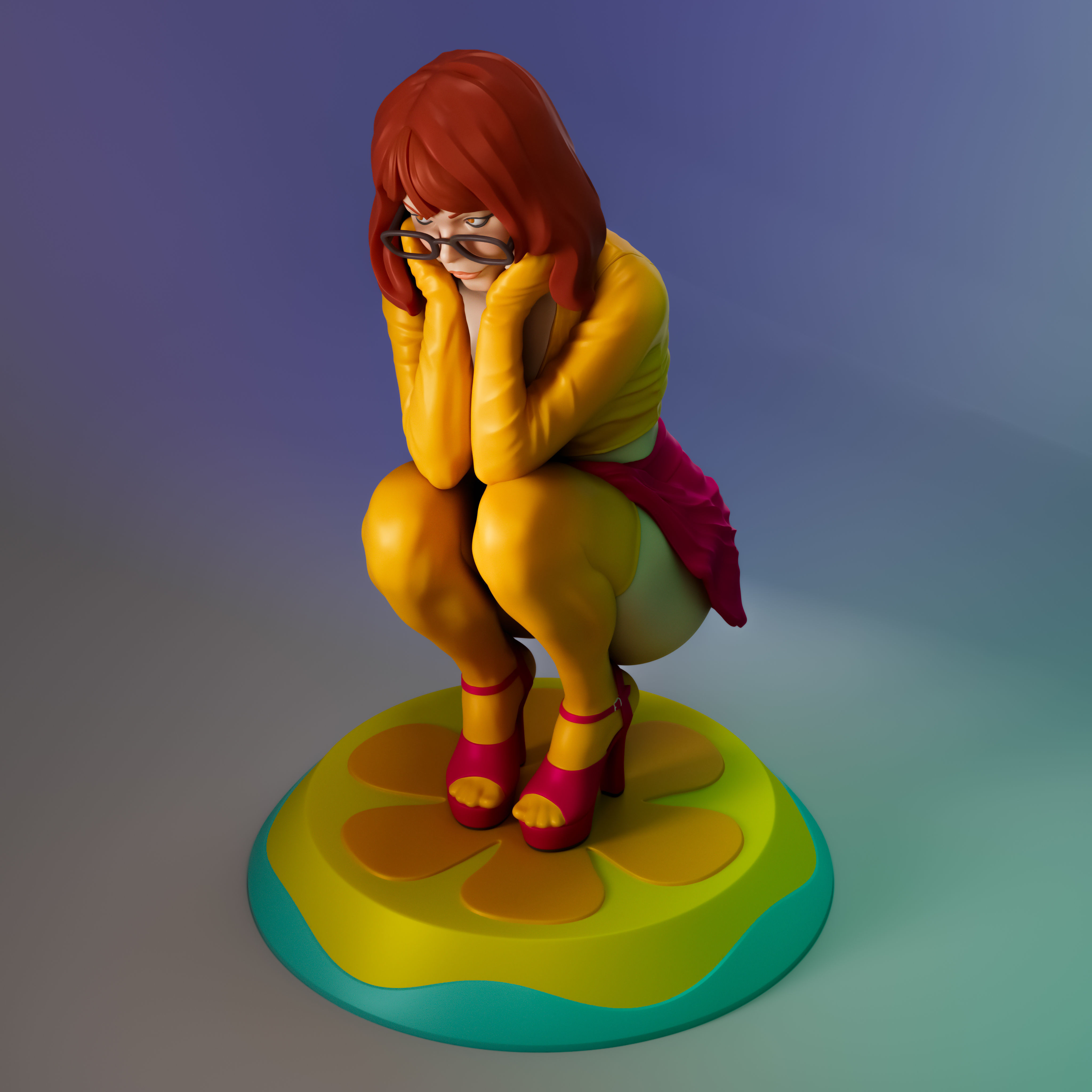 Velma pintable model 3D print model_5