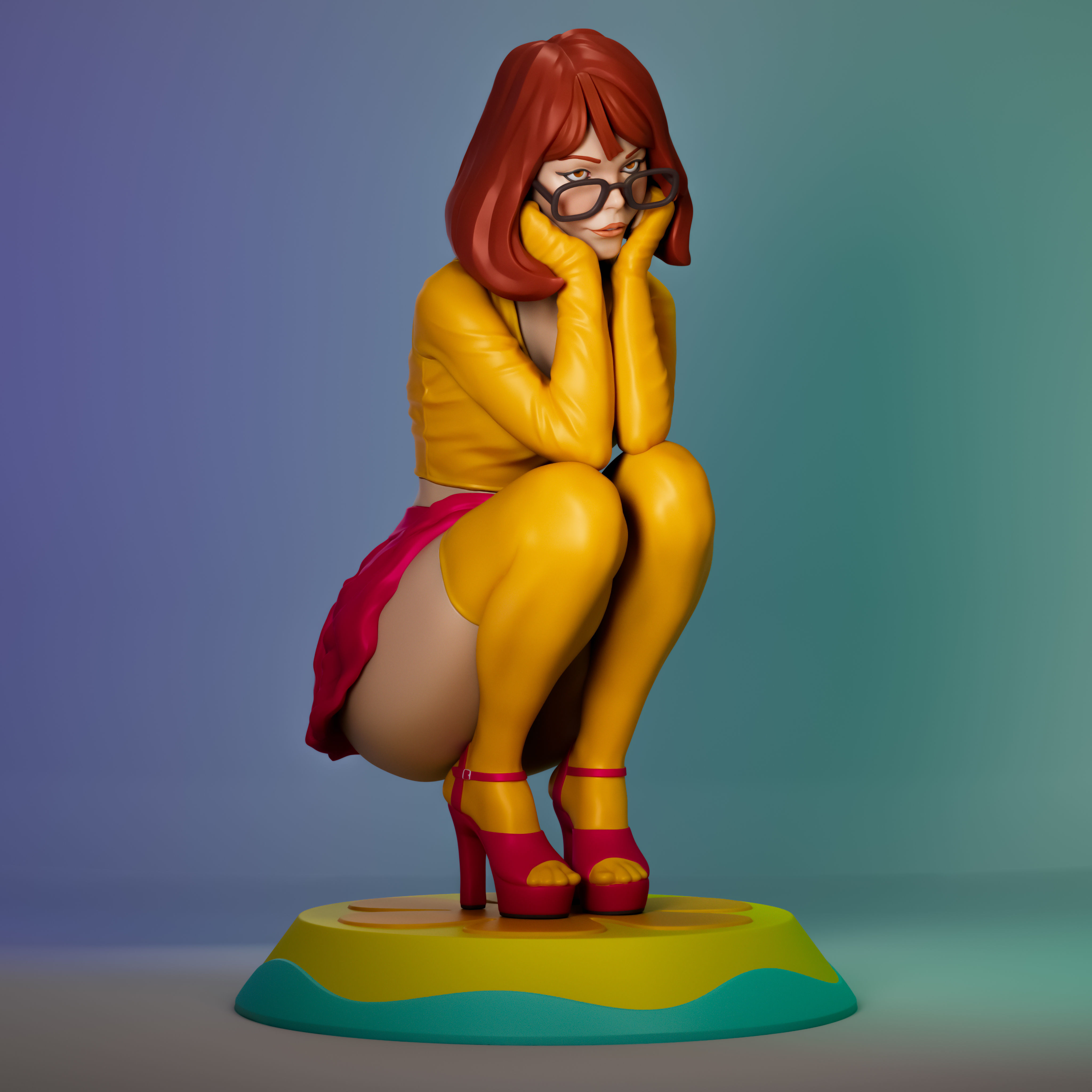 Velma pintable model 3D print model_3