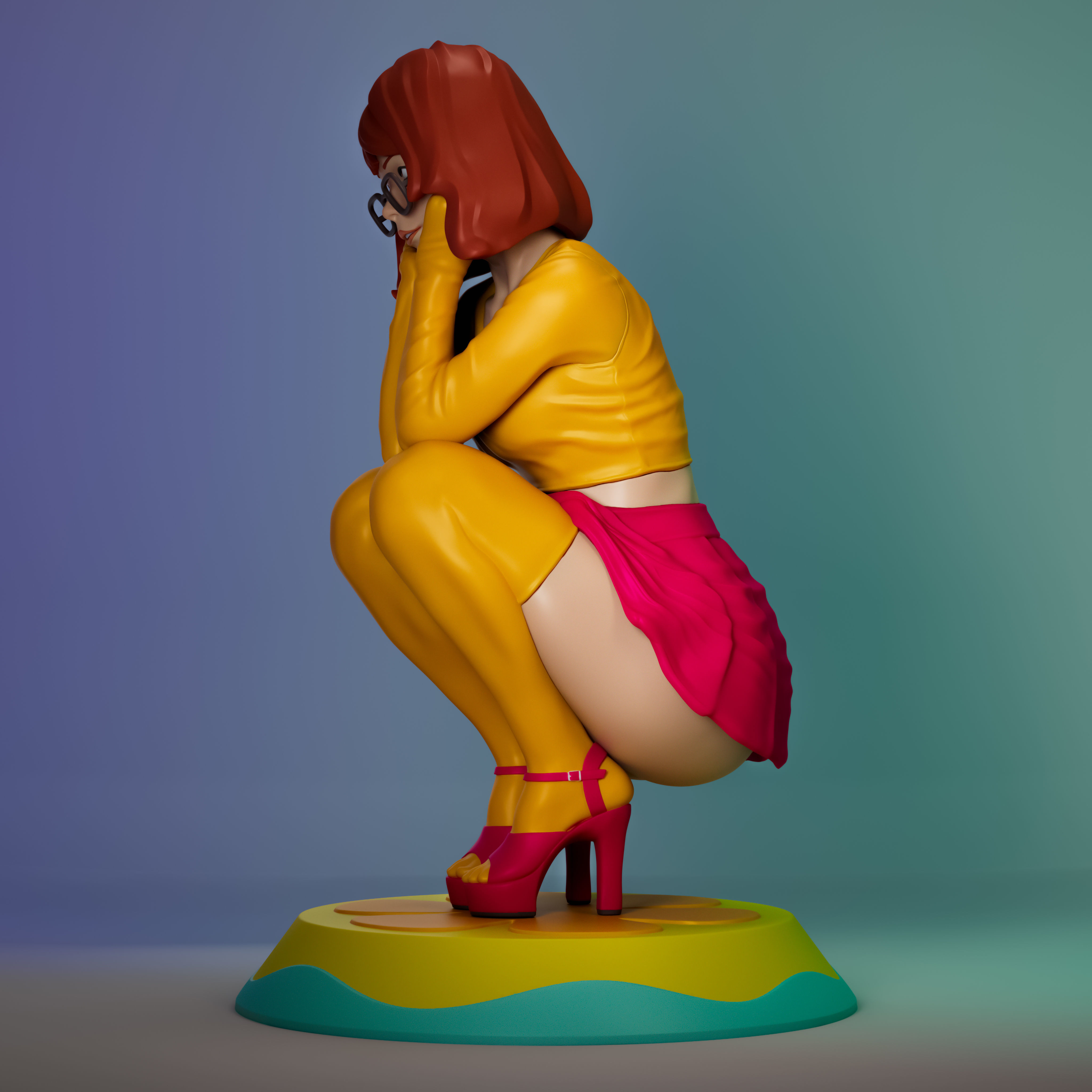 Velma pintable model 3D print model_7