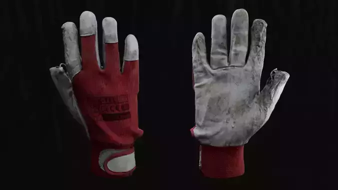  Work Glove - PBR Mid-poly
