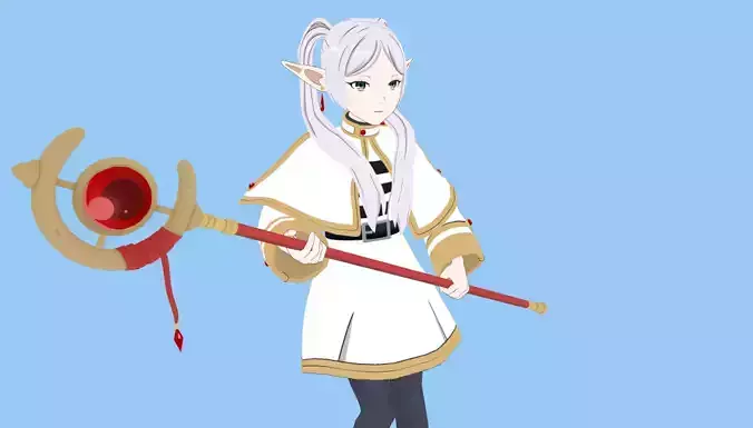 Frieren Beyond Journey End Low-poly 3D model