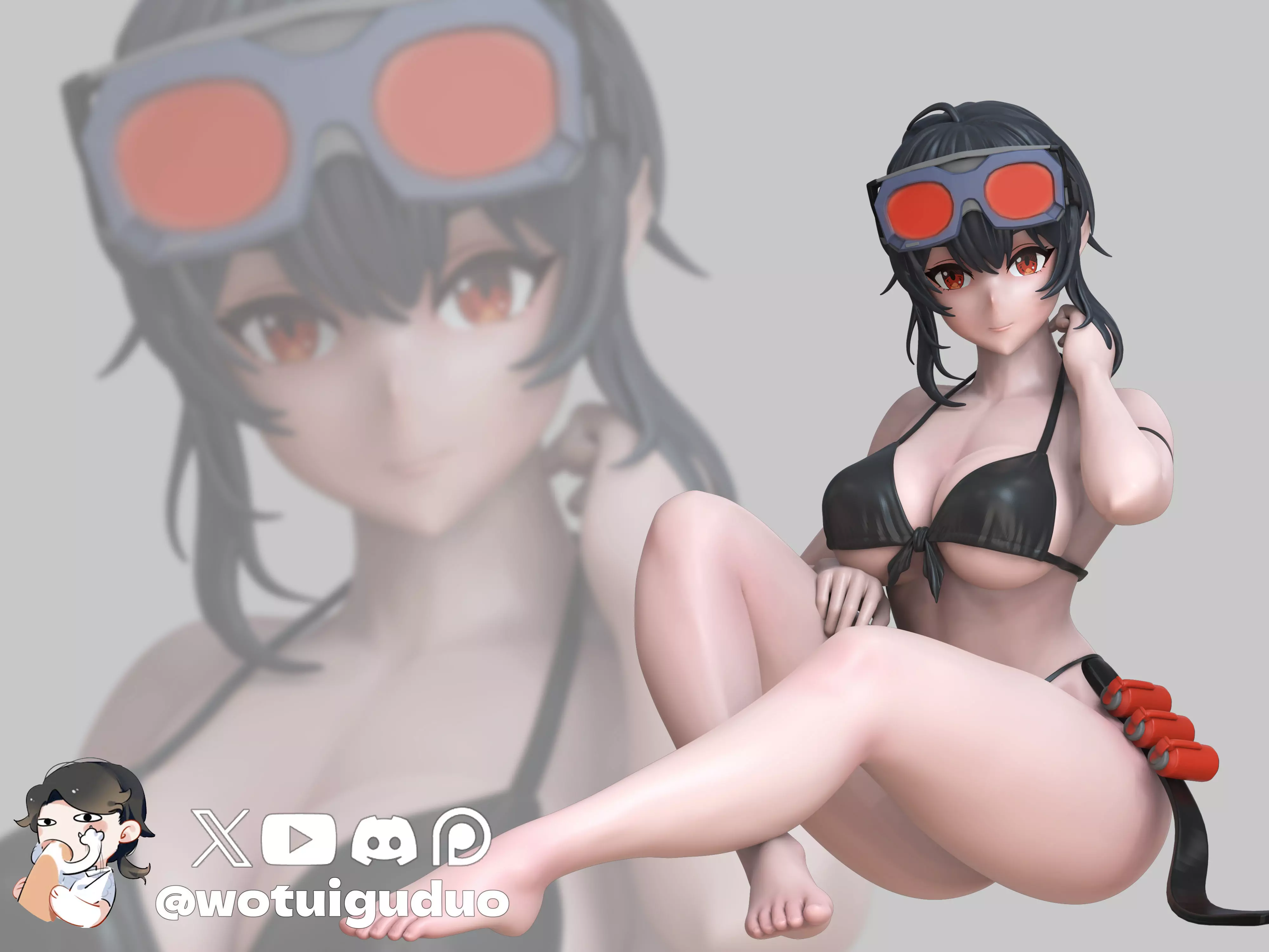ZENLESS ZONE ZERO GRACE NSFW SFW HOWARD ZZZ 3D print model_0