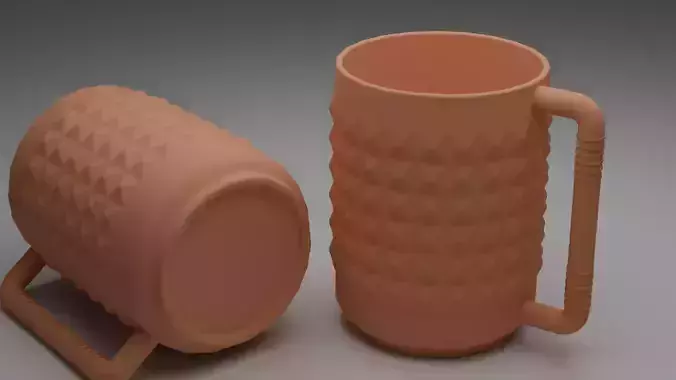  Stylish 3D Cup - Versatile and Modern Design