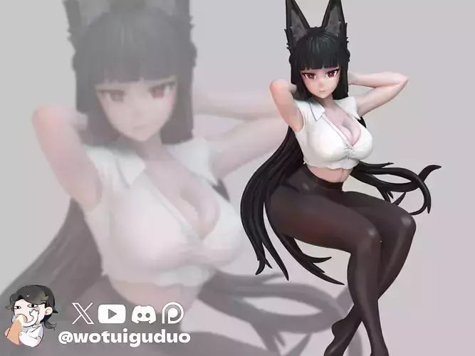 Zenless Zone Zero Miyab zzz 3D print model