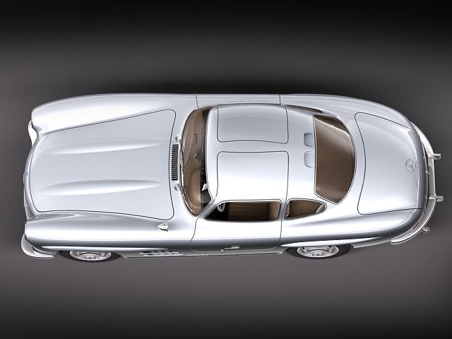 Mercedes Benz 300 SL Gullwing 3D model_7
