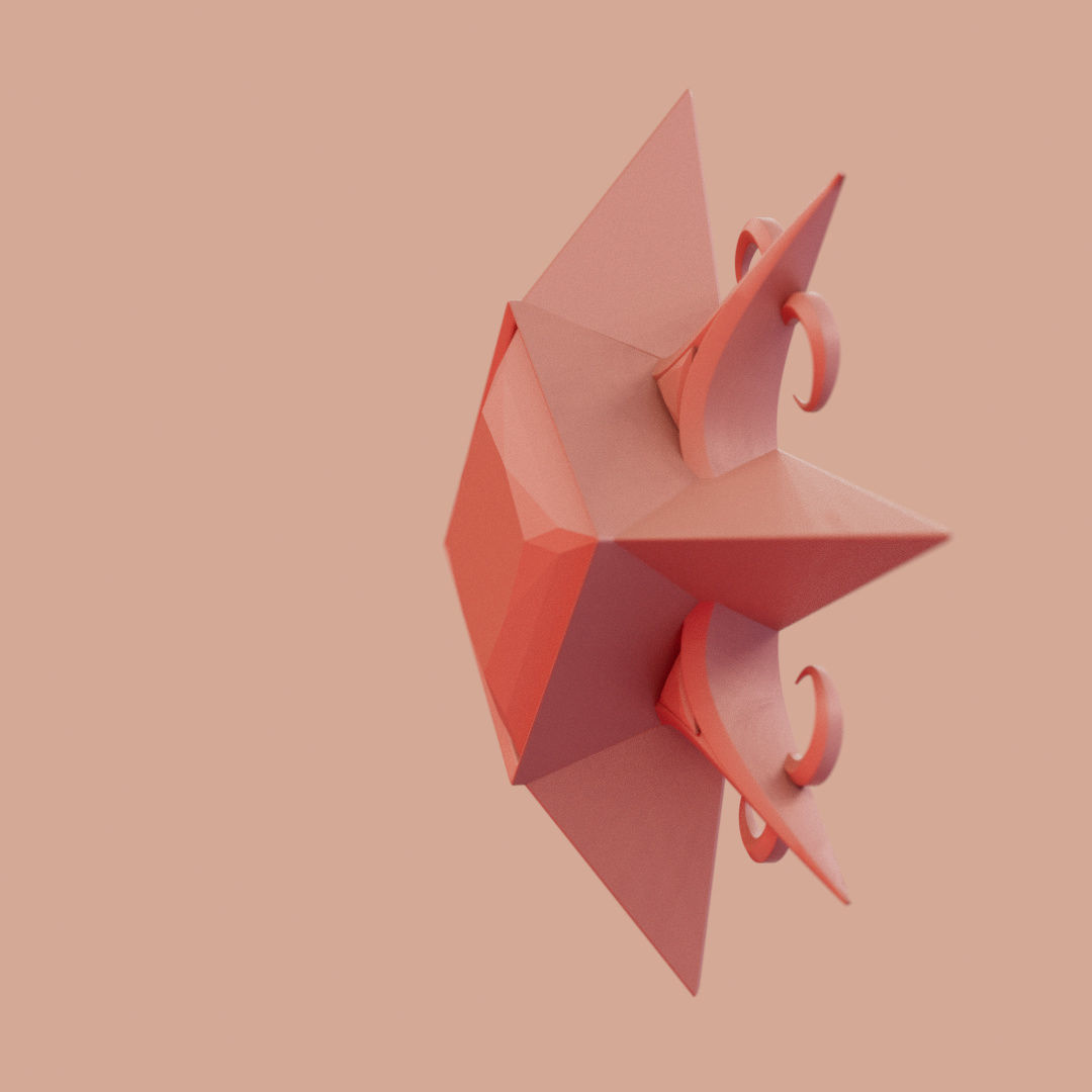 V Rising 3D Pendant Jewelry 3D model_16