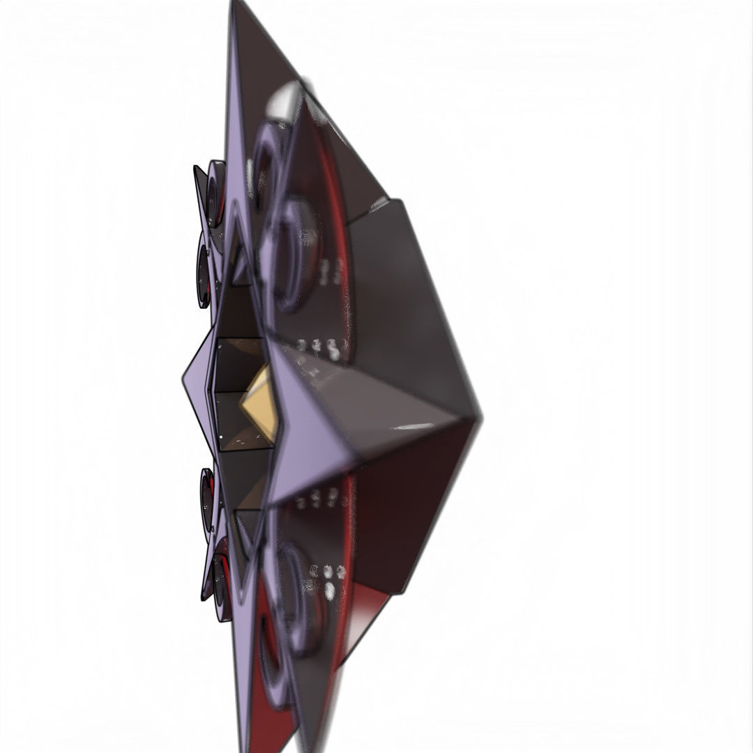 V Rising 3D Pendant Jewelry 3D model_30