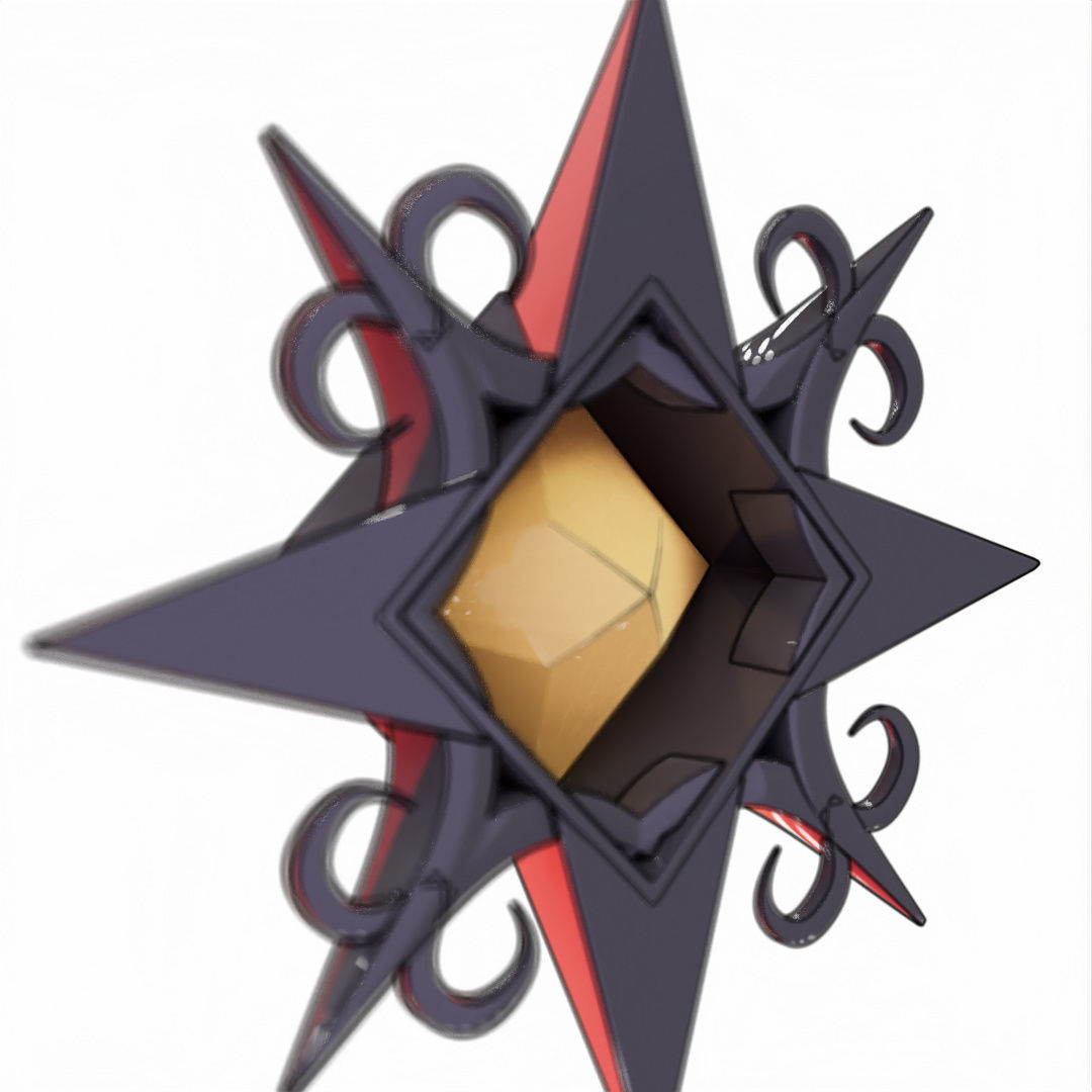 V Rising 3D Pendant Jewelry 3D model_27