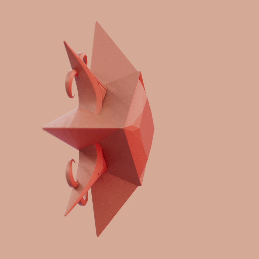 V Rising 3D Pendant Jewelry 3D model_22