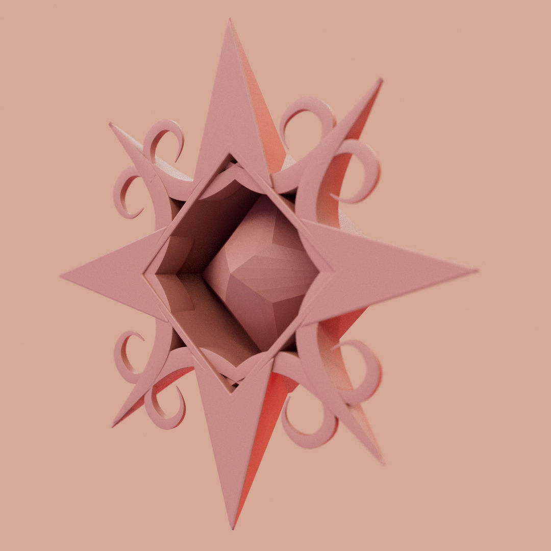 V Rising 3D Pendant Jewelry 3D model_20