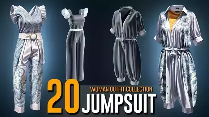 20 Women Jumpsuit Wear Collection- VOL 13