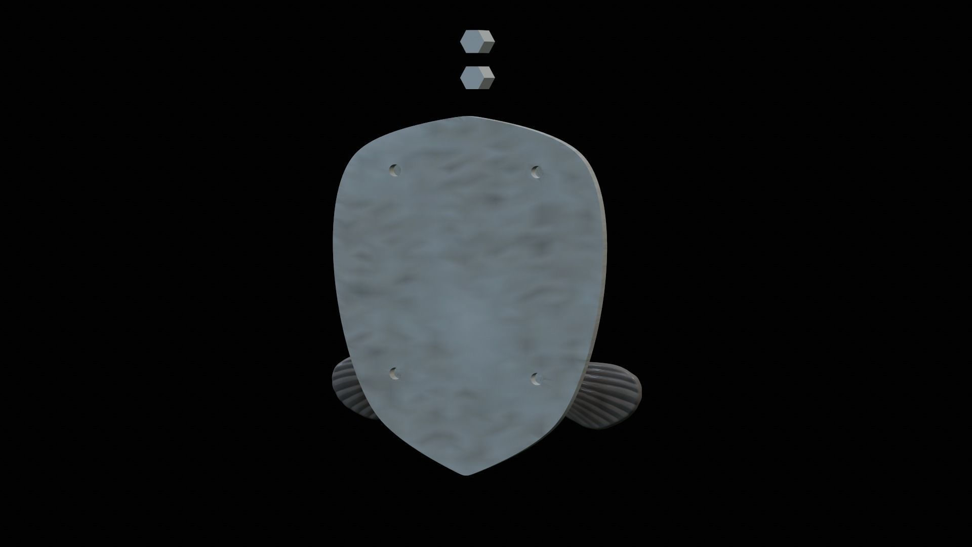 fish head trophy rainbow trout statue detailed texture 3D print model_22