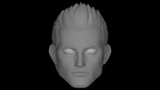 SUPERBOY CONNER KENT HEAD SCULPT 3D print model