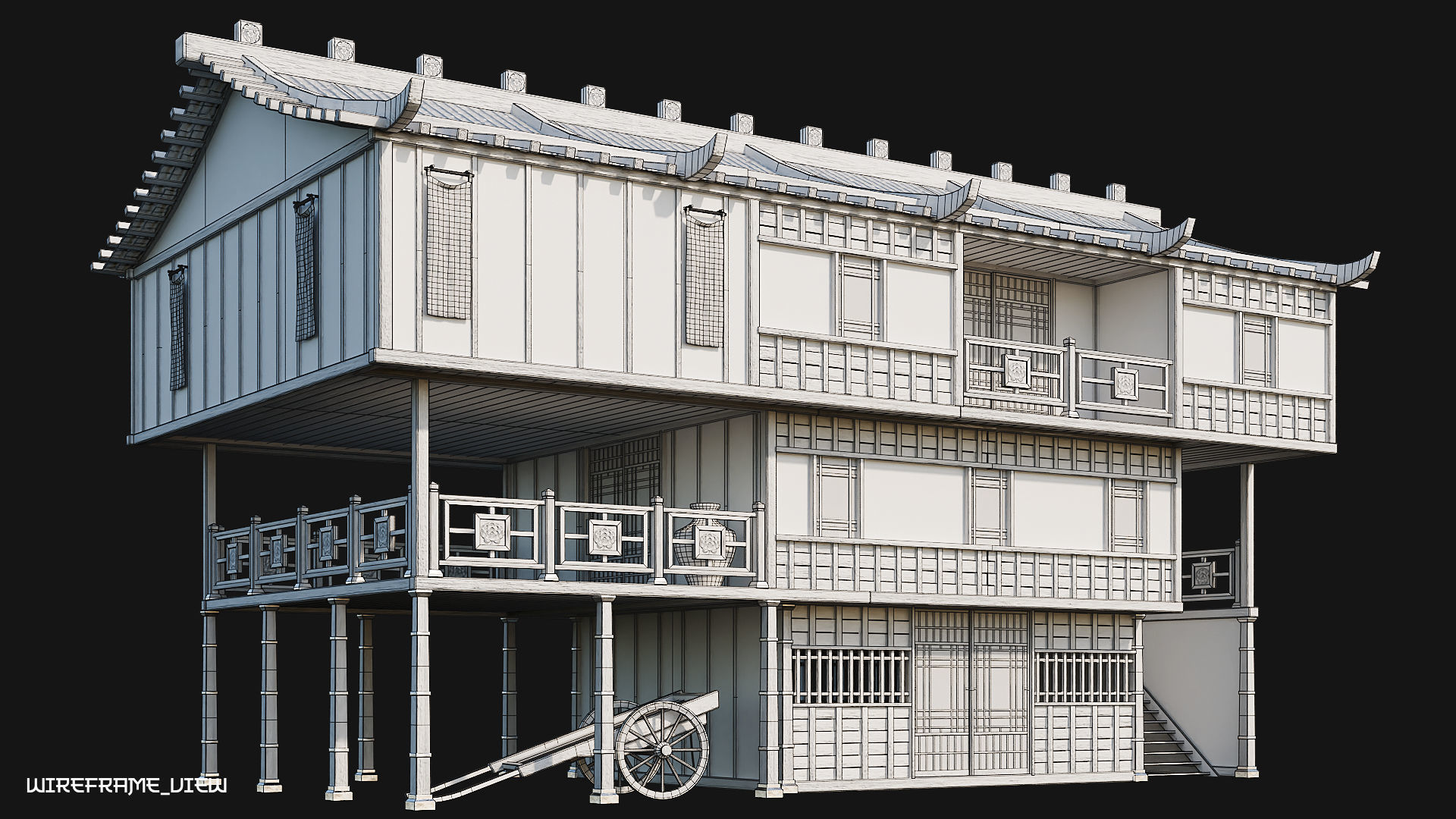 50 JAPAN BUILDINGS - 4K PBR HIGH QUALITY Low-poly 3D model_96