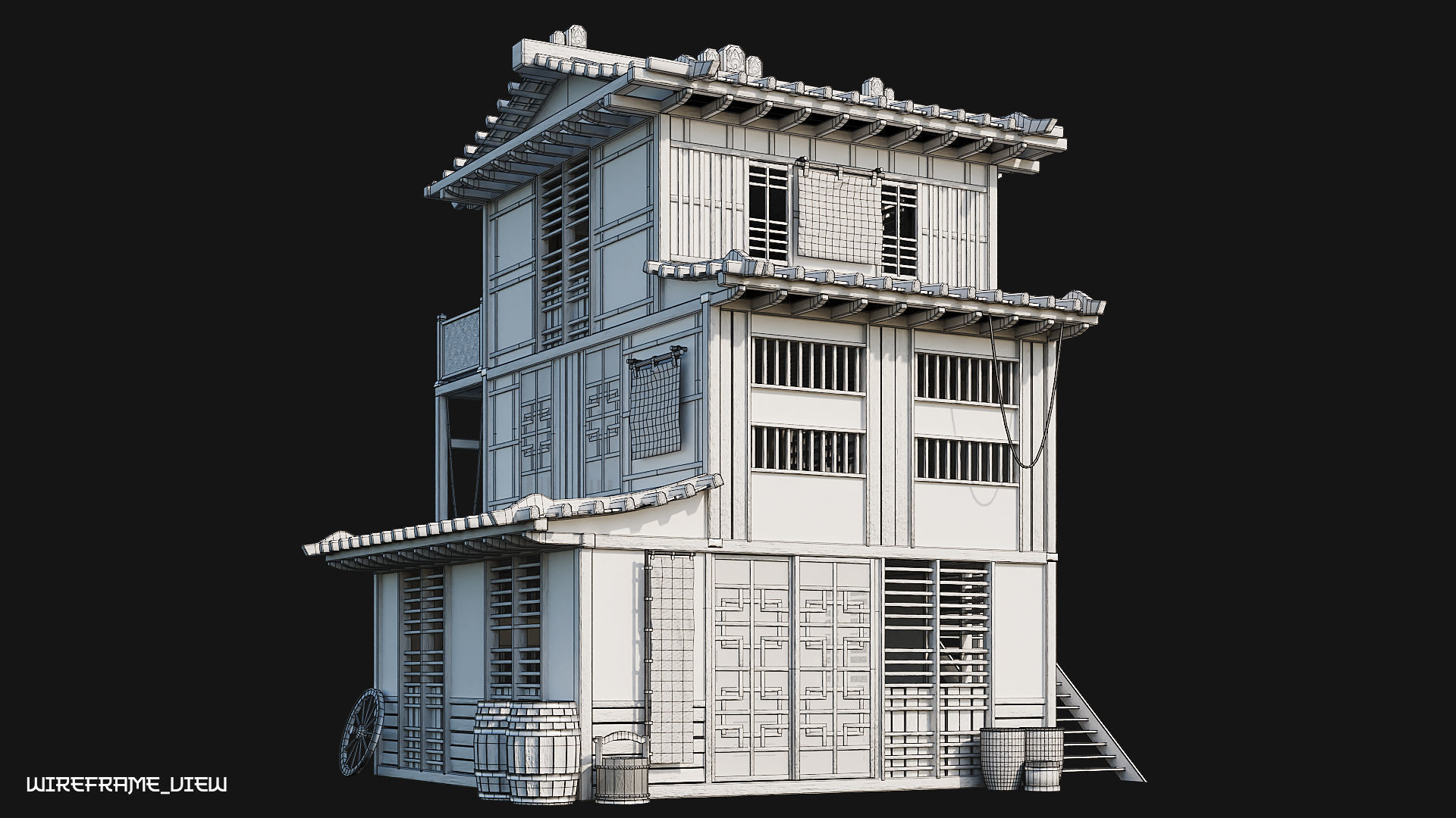 50 JAPAN BUILDINGS - 4K PBR HIGH QUALITY Low-poly 3D model_94