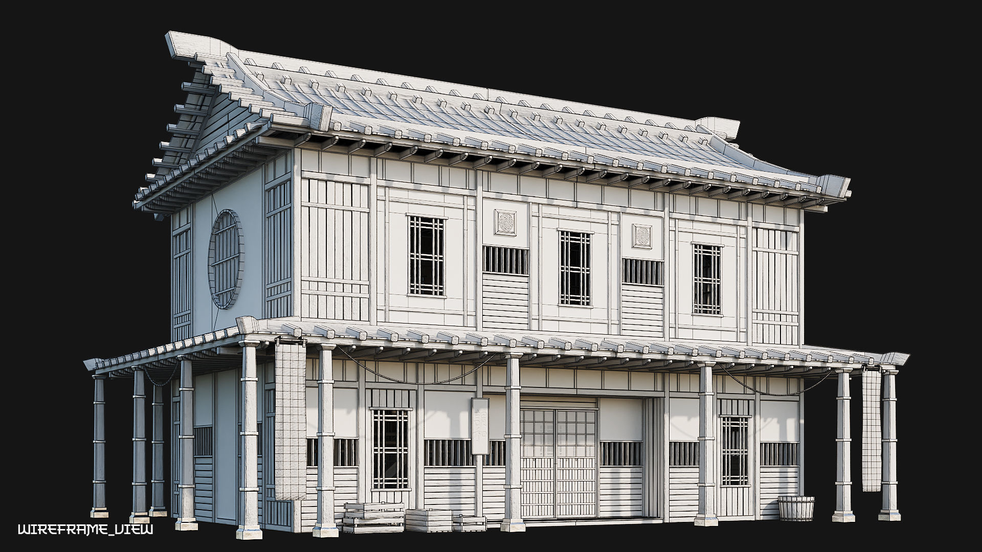 50 JAPAN BUILDINGS - 4K PBR HIGH QUALITY Low-poly 3D model_93