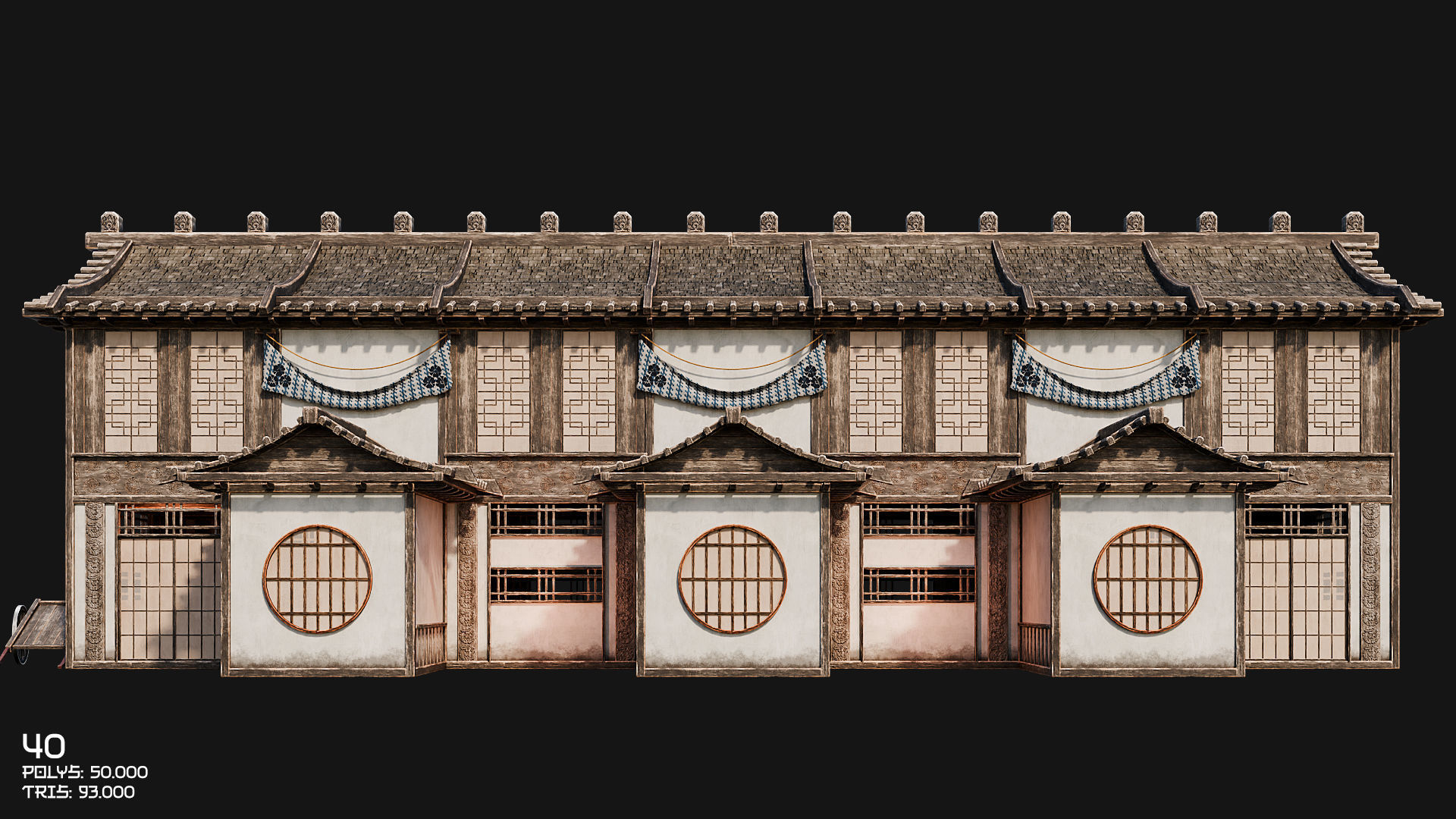 50 JAPAN BUILDINGS - 4K PBR HIGH QUALITY Low-poly 3D model_65