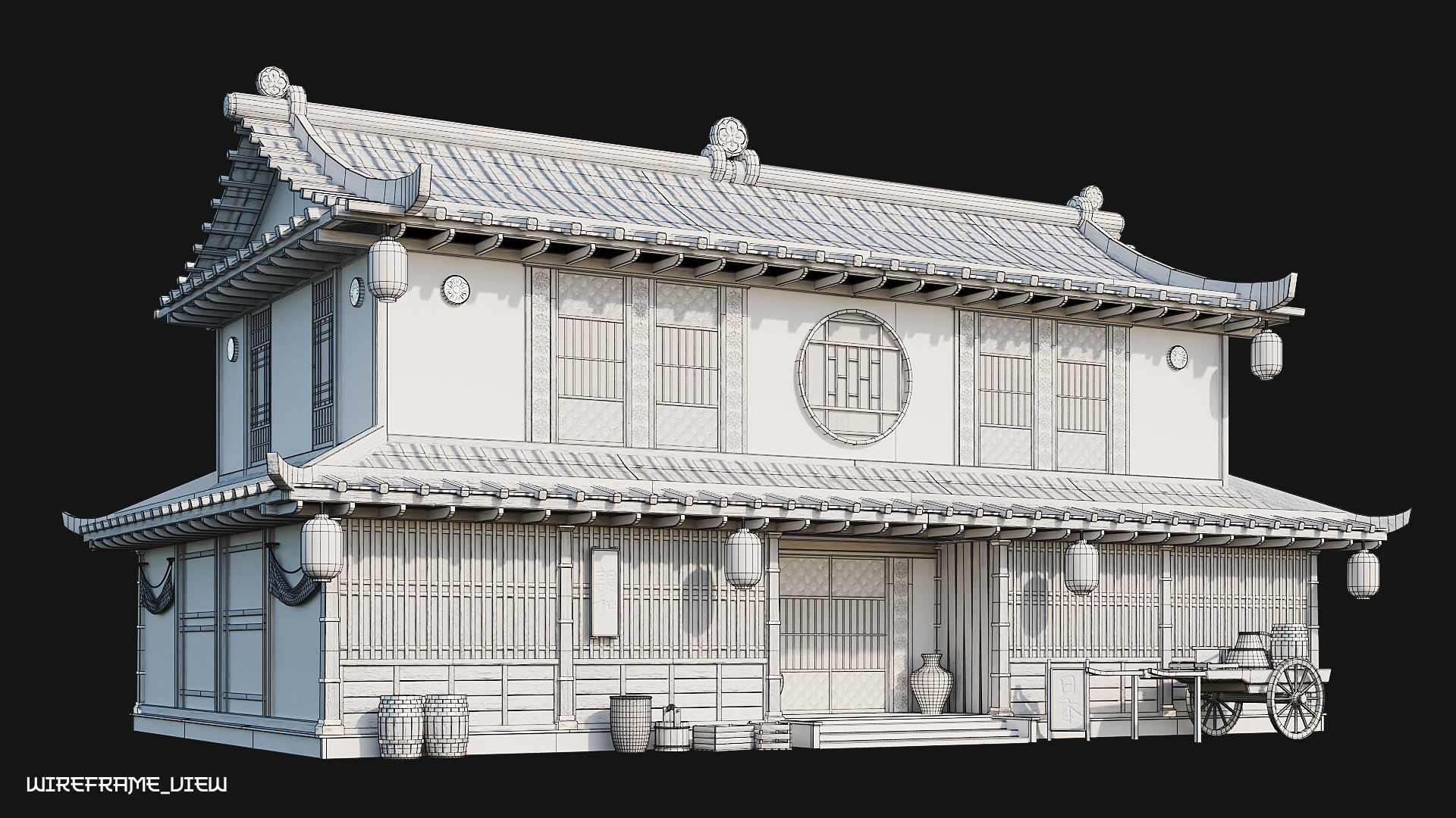 50 JAPAN BUILDINGS - 4K PBR HIGH QUALITY Low-poly 3D model_92