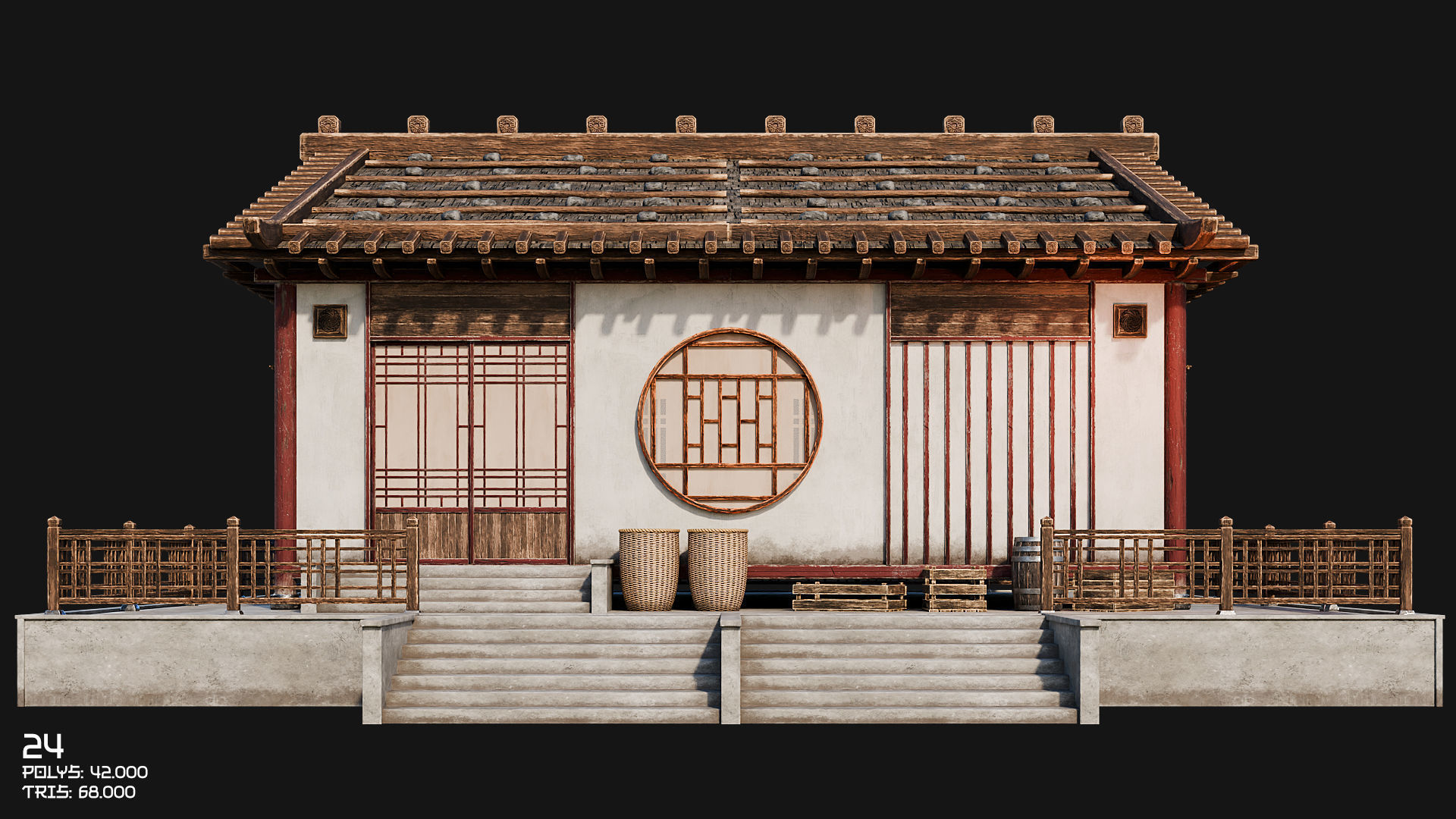 50 JAPAN BUILDINGS - 4K PBR HIGH QUALITY Low-poly 3D model_43