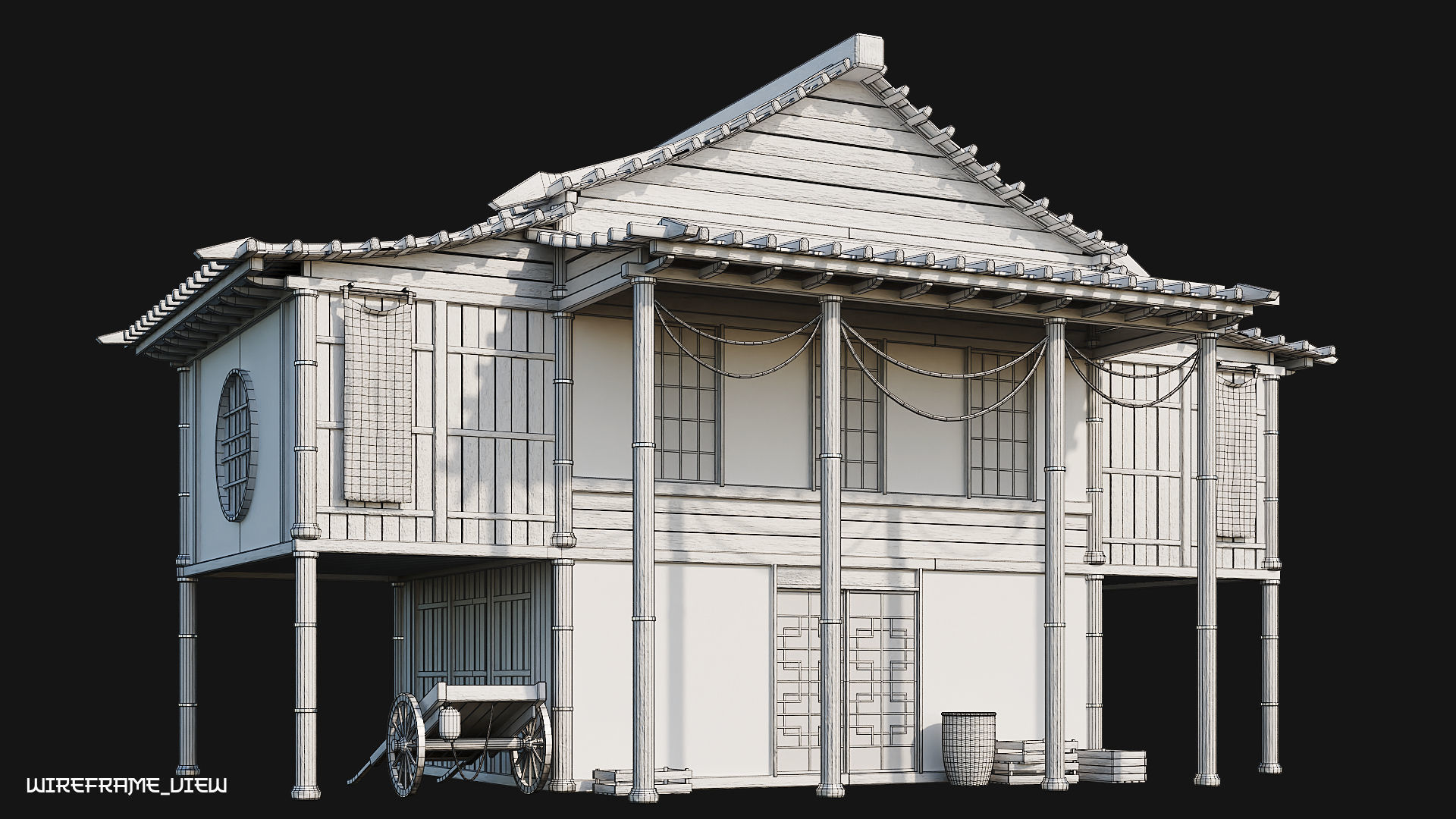 50 JAPAN BUILDINGS - 4K PBR HIGH QUALITY Low-poly 3D model_97