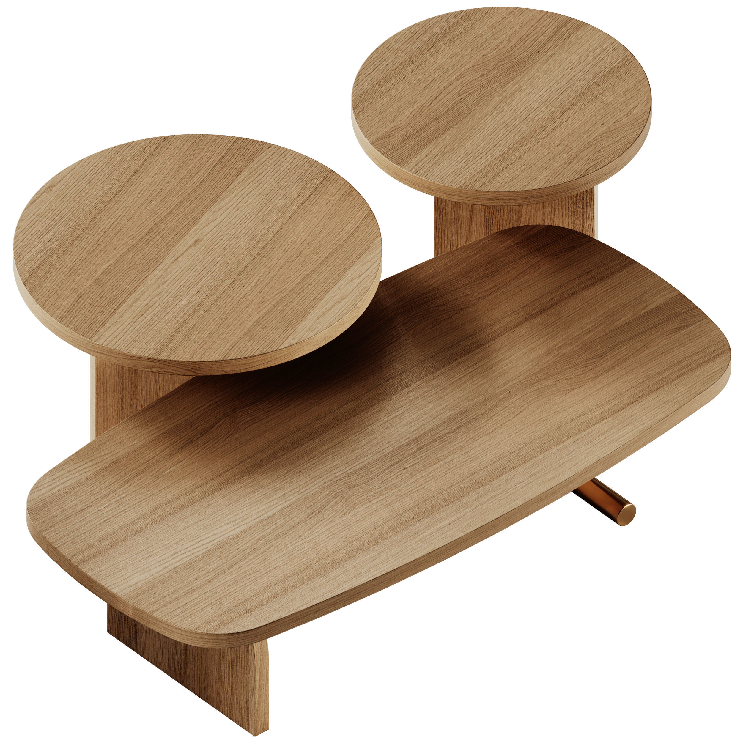 Nomon Nova Side and Coffee Table 3D model_1