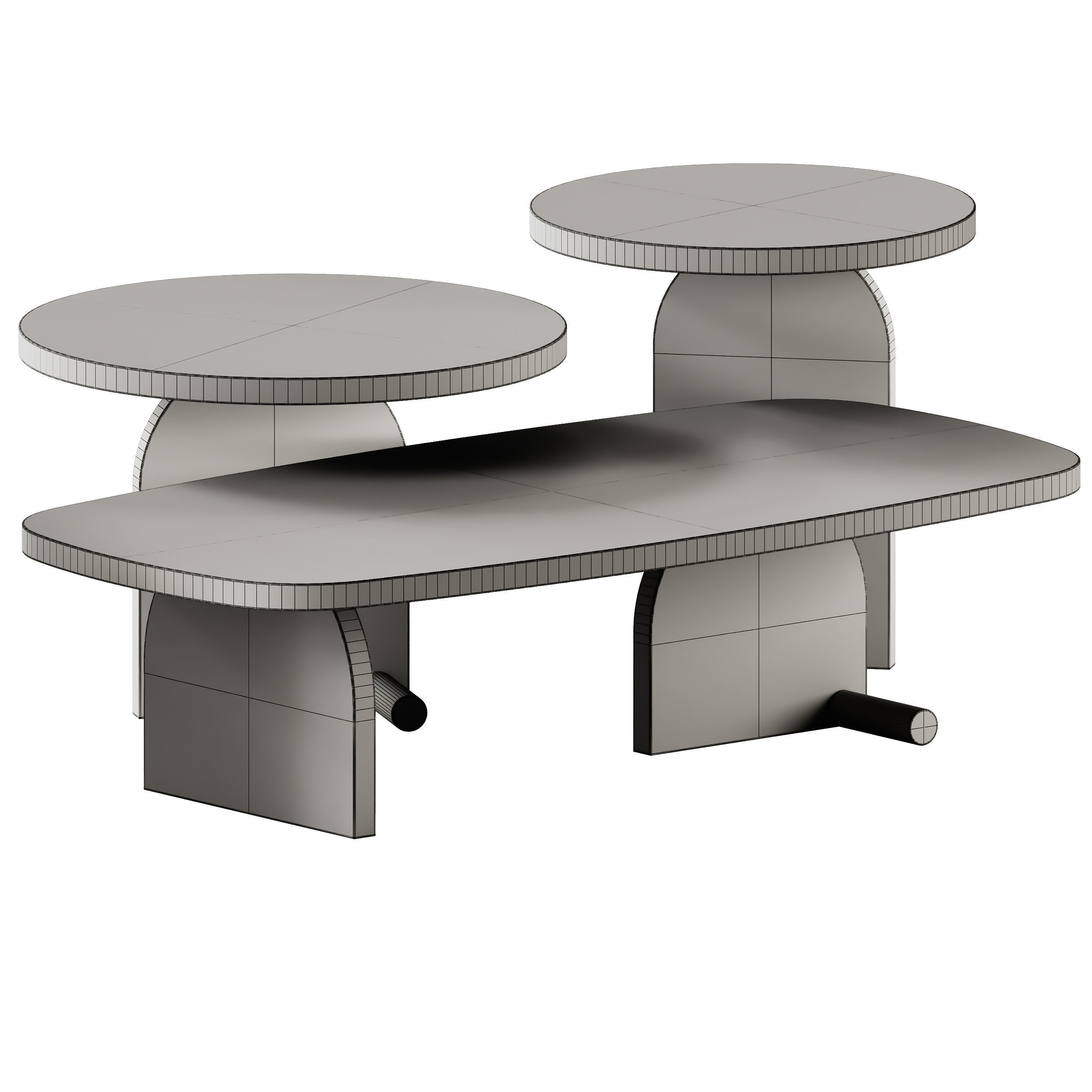 Nomon Nova Side and Coffee Table 3D model_5
