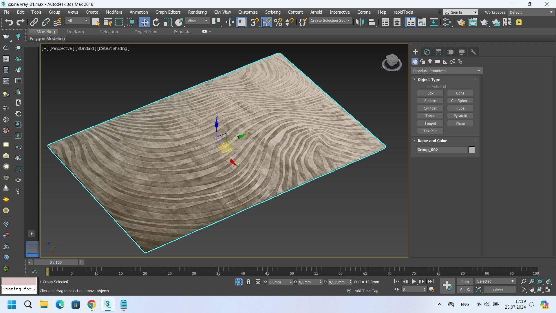 Madison carpet 3D model_5
