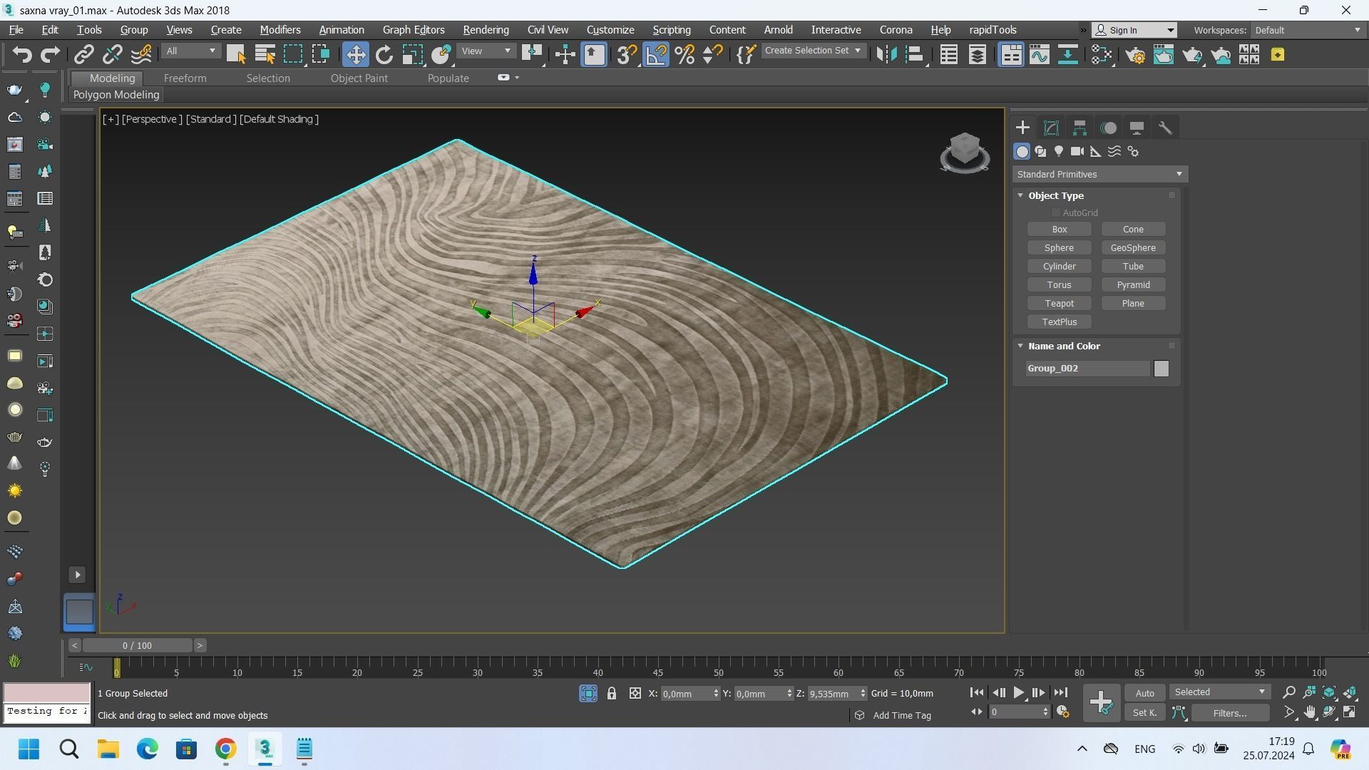 Madison carpet 3D model_3